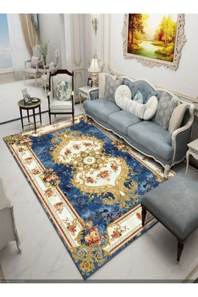 Raffine Luxurious Floral Fluffy Washable Carpet Rug 230x160 cm