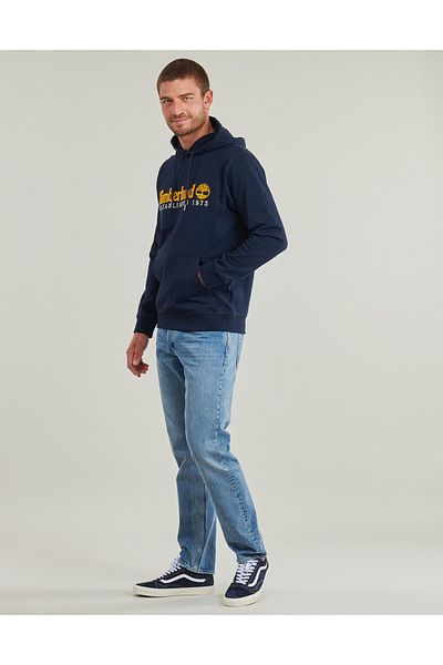 Timberland Established 1973 Embroidered Logo Loopba Men's Navy Blue Sweatshirt Tb0A5Mx84331