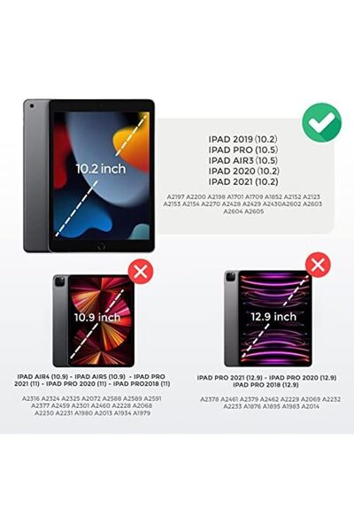 O Ozone جراب iPad 10.2 / Air 3 10.5 2019 | جراب واقٍ مقاوم للصدمات من مادة TPU الناعمة بنقشة زهور | وردي