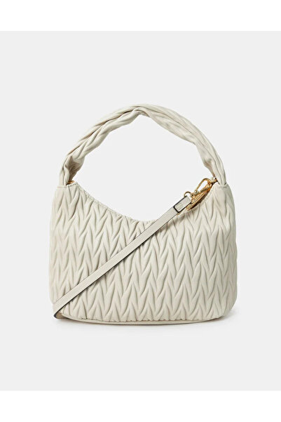 Accessorize Dokulu Omuz Öantası Krem
