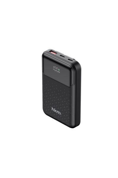 hkm tech POWER NANO 10.000 mAh 20W, PD 20W hızlı şarj destekli, Type-C ve Lig...