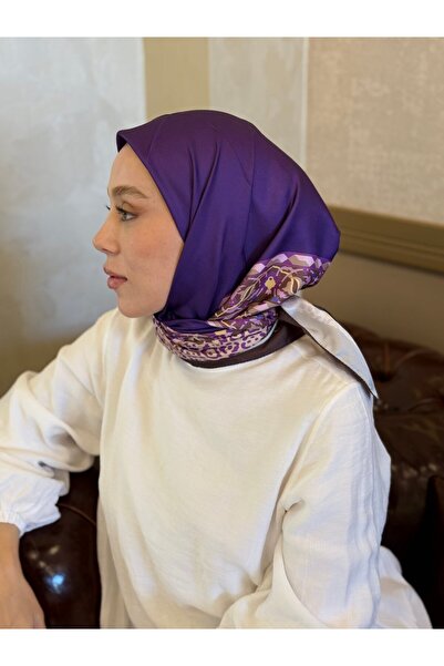 Modakaşmir Leoflora Pattern Twill Scarf