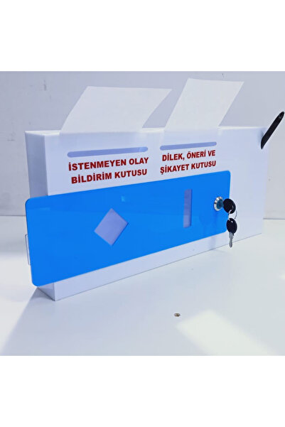 miraj reklam Rectangular Blue Idea and Wish Age Box