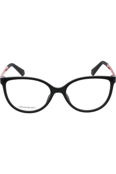 Polaroid PLD D825 8LZ Women's Eyeglass Frames, Plastic, Black, 49 mm