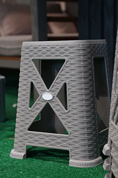 Alezy TB300 Rattan Tabure Büyük Boy 38x24cm 4 ADET