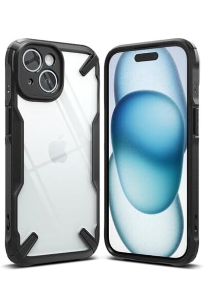 Ringke غطاء فيوجن-إكس لهاتف آيفون 15 - أسود