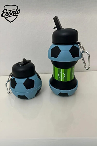 Erenle Water Bottle Flask 550 ml 100% Silicone Openable and Closeable Childre...