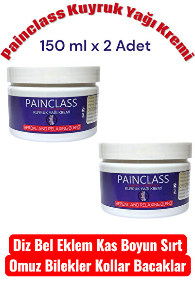 ULFİSU COSMETİCO Painclass Tail Oil Massage Cream 150 ml 2 Pcs - Tail Oil Cre...