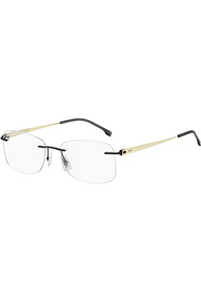 Hugo Boss Men's Eyeglass Frames Hugo Boss BOSS 1424 I46, Titanium, Gold, 56 mm