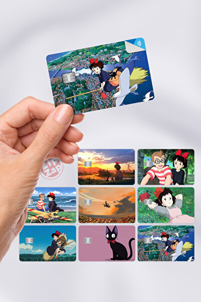 ZipZap Autocolante pentru carduri Kiki's Delivery Service Majo no Takkyuubin ...