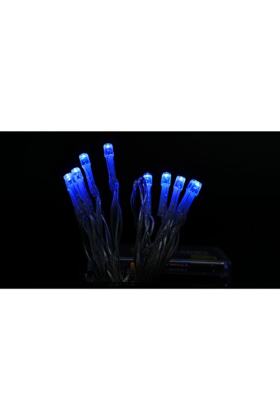 SDX Market Instalație liniară de Crăciun cu baterii, 1 m, 10 LED-uri, efecte ...