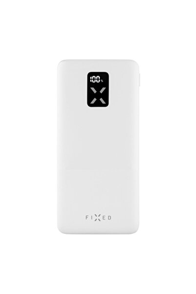 FIXED Powerbank Zen 10 με οθόνη LCD και έξοδο PD 20W, 10.000 mAh, λευκό