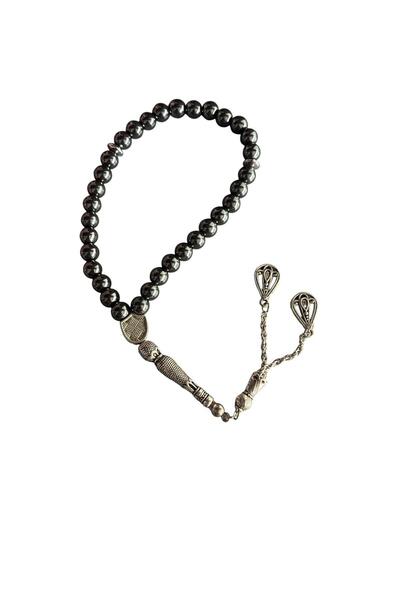 MyClean Tasbih Abi din metal negru, rezistent