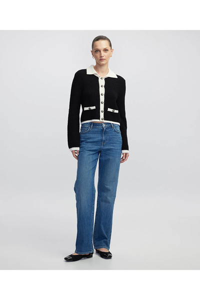 İpekyol Colorblock triko hırka