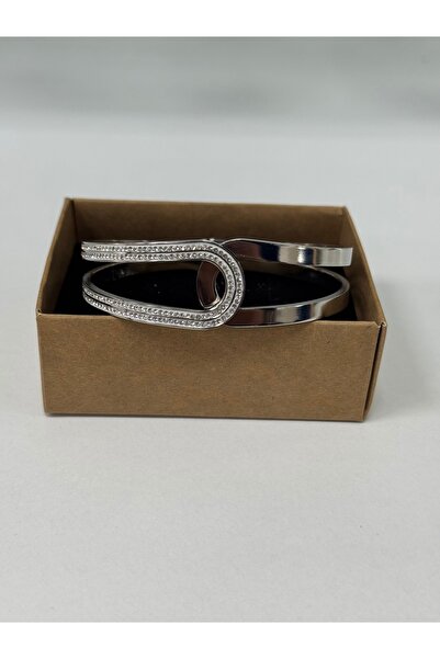 VLDORO Steel Bracelet with Silver Color Oval Motif