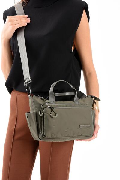 571 Collections Çanta Ultra Light Stylish and Waterproof Medium Shoulder, Handbag Khaki Green Model: (571-13-9K)