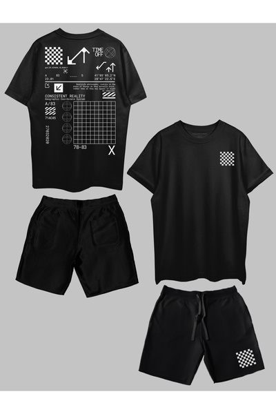 THREADCURRY Consistent Reality Printed Co-ord Set for Men & Women
