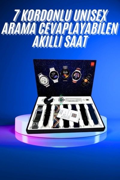 UCUZTEKNO Trendlia Akıllı Saat Çoklu Kordon Seçenekli Dokunmatik Ekran Nabız ...