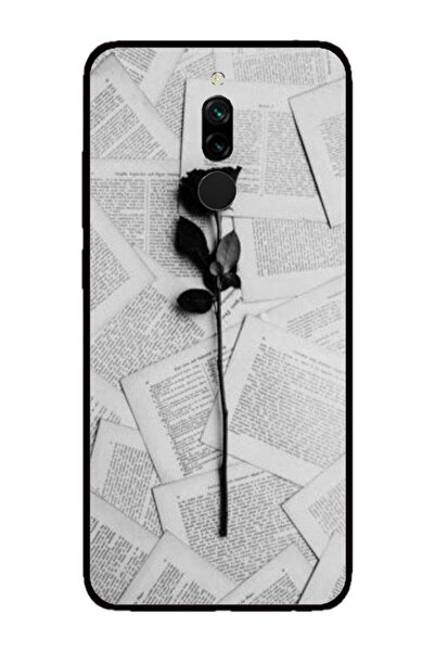 Atlas Husa personalizata si Folie de Silicon Xiaomi Redmi Note 8 Pro, Black R...