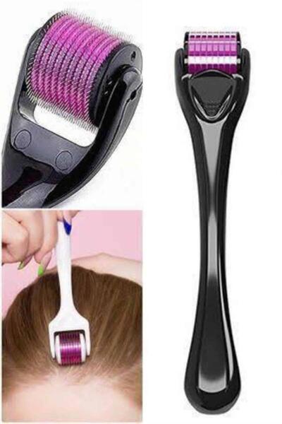Clevora 540 Needle Derma Roller 1mm Titanium Tip Suitable for Hair Eyebrow Serum Use