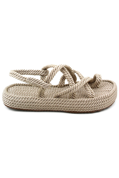MUMKA Rope Sandals Nomads Finger - Ivory White
