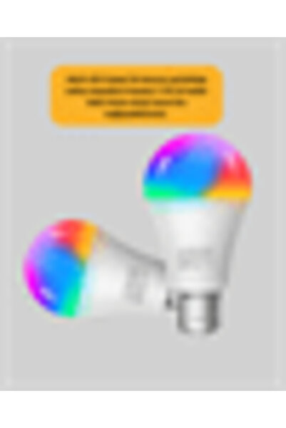 AyrStore Enerji Verimli Akıllı LED Ampul, Uzaktan Kontrol Özellikli