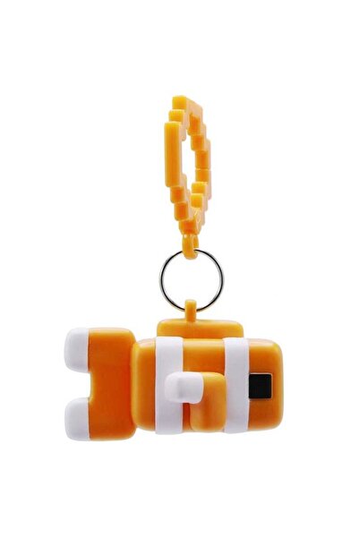 MINECRAFT Figurina 3D, cu Breloc si 2 stickere, Peste V4, 6cm