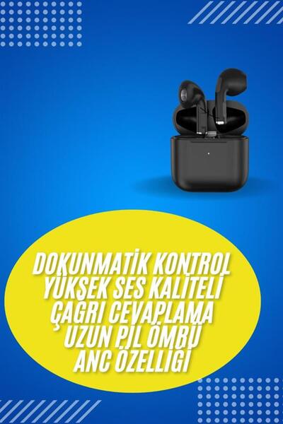 UCUZTEKNO En Çok Tercih Edilen Bluetooth Kulaklık Mikrofonlu Silikonsuz Dokunmatik Kontrol