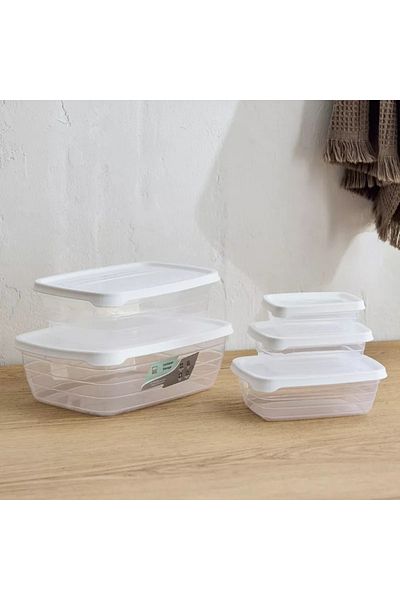 Home Box Spectra 5-Piece Pearl Container Set