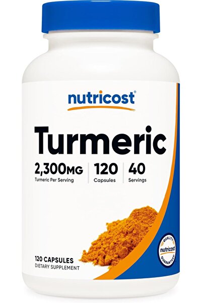 Nutricost الكركمين والكركم مع بيوبيرين و95% من الكركمينويدات، 2300 ملغ، 120 كبسولة