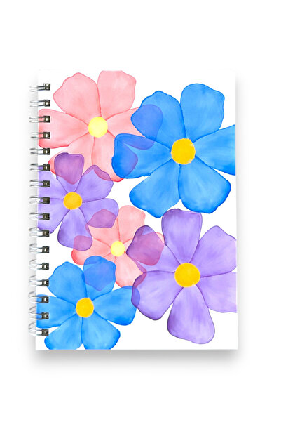 Chi-Chi Papers A5 Lined Spiral Notebook | Handmade, 96 Sheets, Ivory Paper