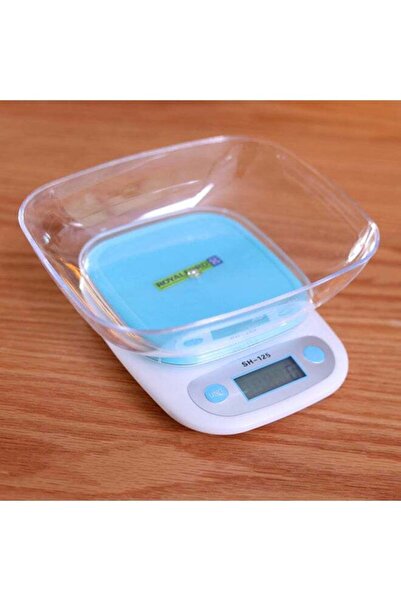 Generic Royalford Electronic Kitchen Scale Blue Scale/Clear Bowl