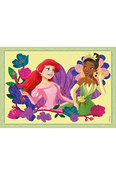 CLEMENTONI 21517 Disney Princess 4 in 1 Super Color Puzzle