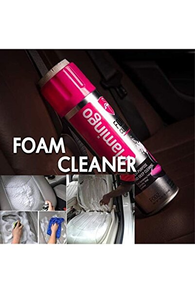 Flamingo CARCARE TECH F002 Multipurpose Carpet/Leather Foam Cleaner (650ml)