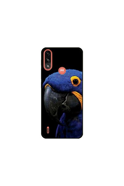 Atlas Husa personalizata Motorola Moto E7i Power, Blue Parrot, multicolor, S1...