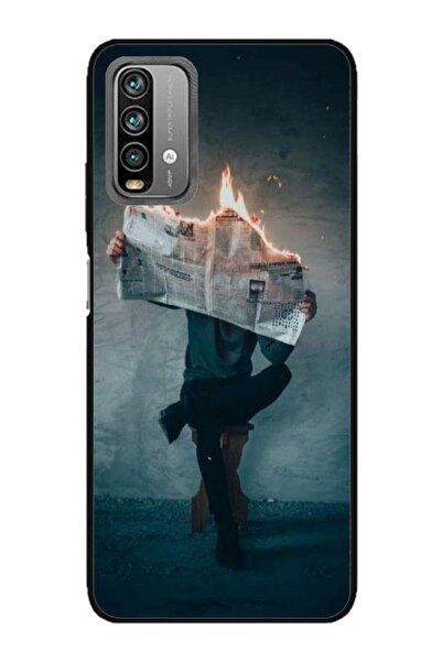 Atlas Προσαρμοσμένη θήκη για Xiaomi Redmi Note 9S, Burn the News, πολύχρωμη, ...