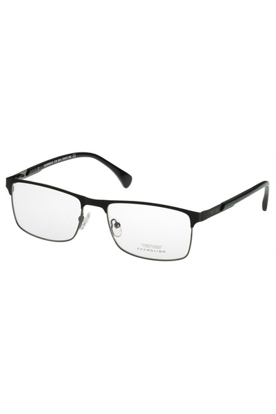 Avanglion Men's eyeglasses frames AVO3190S-53 40-6, Plastic, Black, 53 mm
