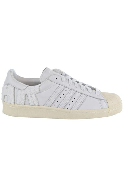 adidas Men's SUPERSTAR 80s Sneakers, White, Size 42