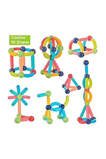 Kareldo Set de Blocuri Magnetice de Constructie 46 de piese
