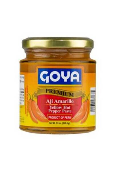 YABANEEZ YELLOW HOT PEPPER PASTE (AJI AMARILLO) "GOYA" (CARTOON OF 12 PACKS)