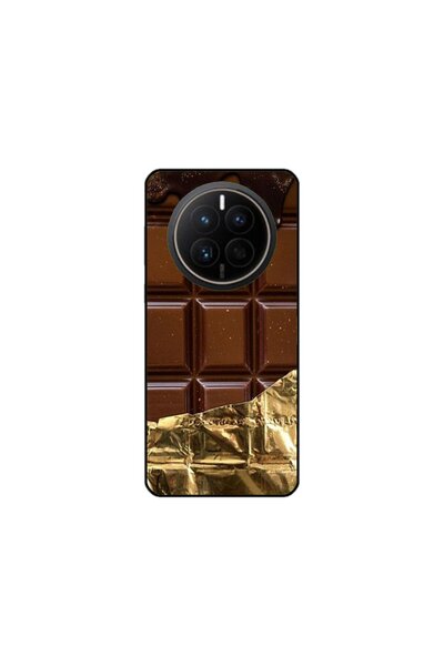 Atlas Εξατομικευμένη θήκη και μεμβράνη σιλικόνης Huawei Mate 50, Σοκολάτα, πο...