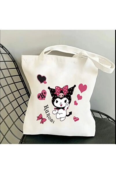 Baxia حقيبة قماش خام مطبوعة مقاس 35x40 سم × 60 ساعة