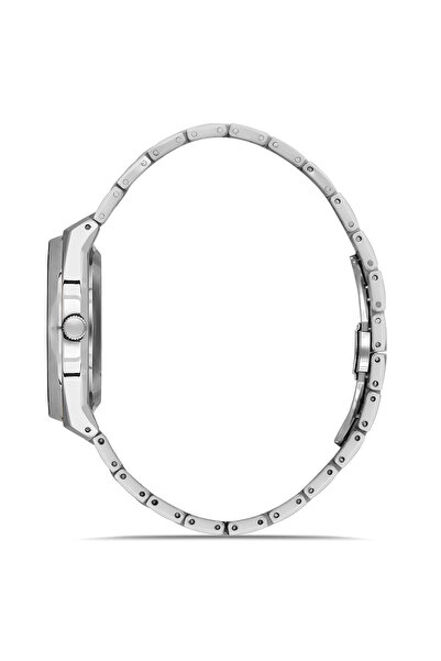 FERRO Silver Steel Band Men's Wristwatch F11535A-A2 3Atm Water Resistant Warranty for 2 Years Giftpacked