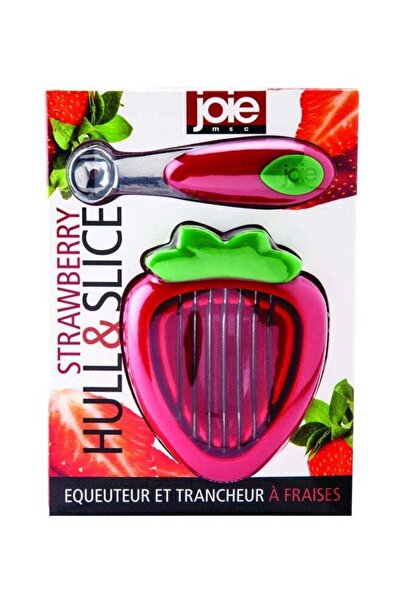 Generic joie Strawberry Hull And Slice Red/Green 4.5x1.2x7inch