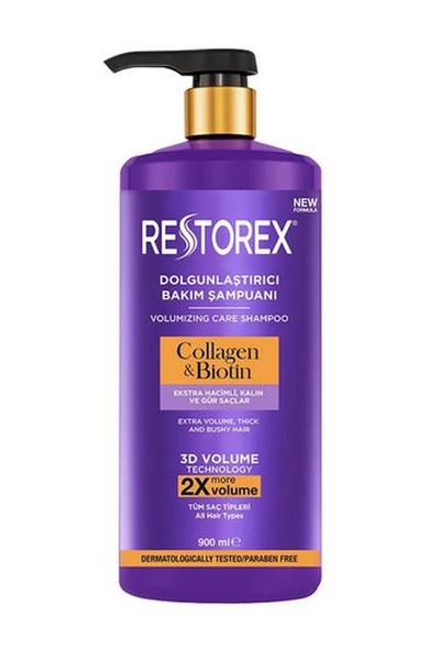 Mask Restorex Shampoo Collagen & Biotin 900 ml