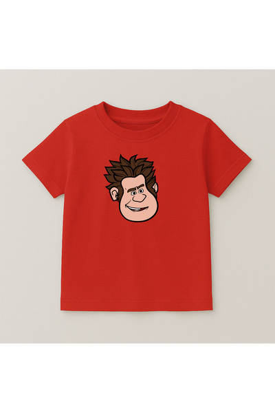 SVART WEAR Tricou Wreck It Ralph, cu mânecă scurtă, 100% bumbac, imprimat, pe...