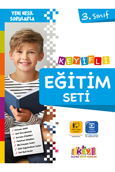 Key Kaliteli Eğitim Yayınları 3. Sınıf Keyifli Eğitim Seti (6 Kitap)