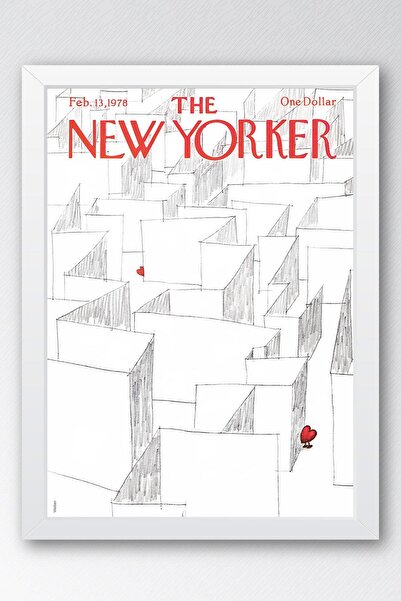 Saturn Pictură înrămată The New Yorker 13 februarie 1978 - Pictură Labyrinth ...