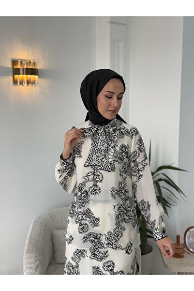 Zems Desenli Bluz 3325