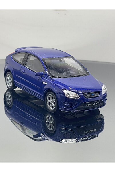 SCOWETTO 1.36 Ölçek Ford Focus Model Oyuncak Araba Mavi 12 cm